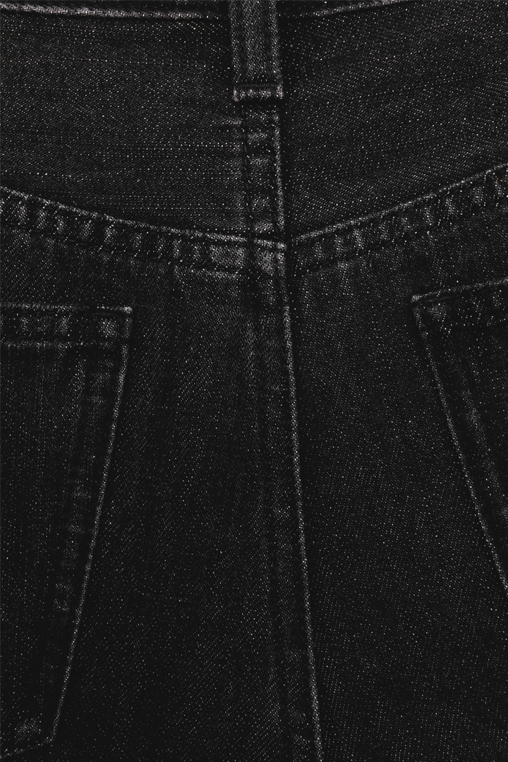 Black Denim Kickflare Jeans