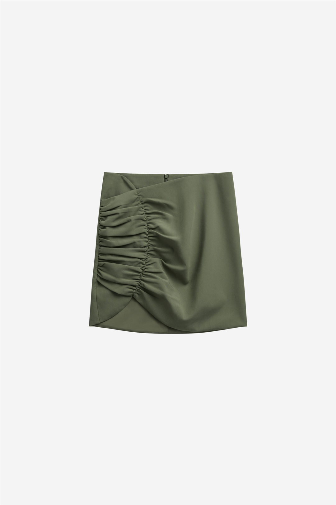 REFINED MINI SKIRT OLIVE GREEN