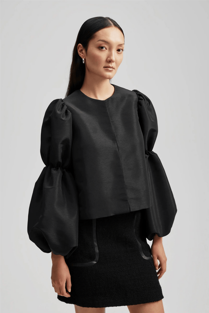 By Malina Bluser & Skjorter Zoey Double Pouf Sleeve Blouse