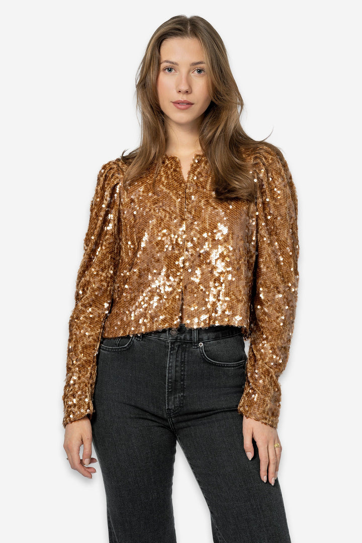 by TiMo Yttertøy Sequins Jacket Golden