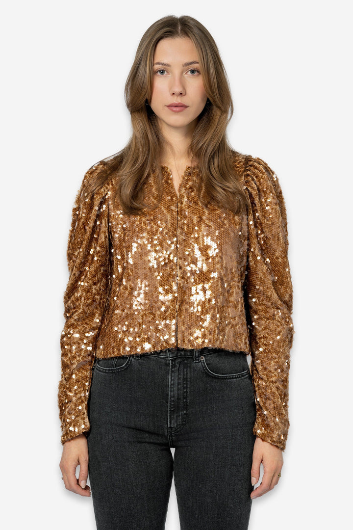 by TiMo Yttertøy Sequins Jacket Golden