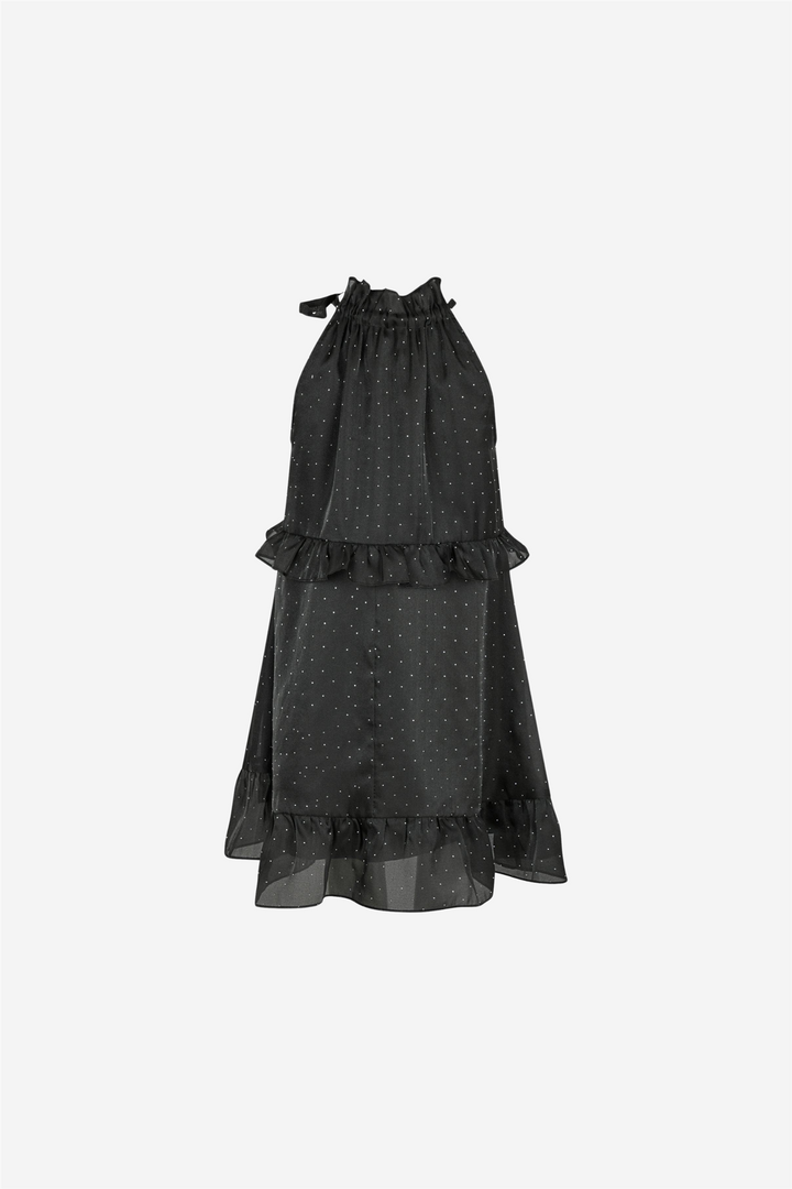 Rida Bedazzled Dress Black