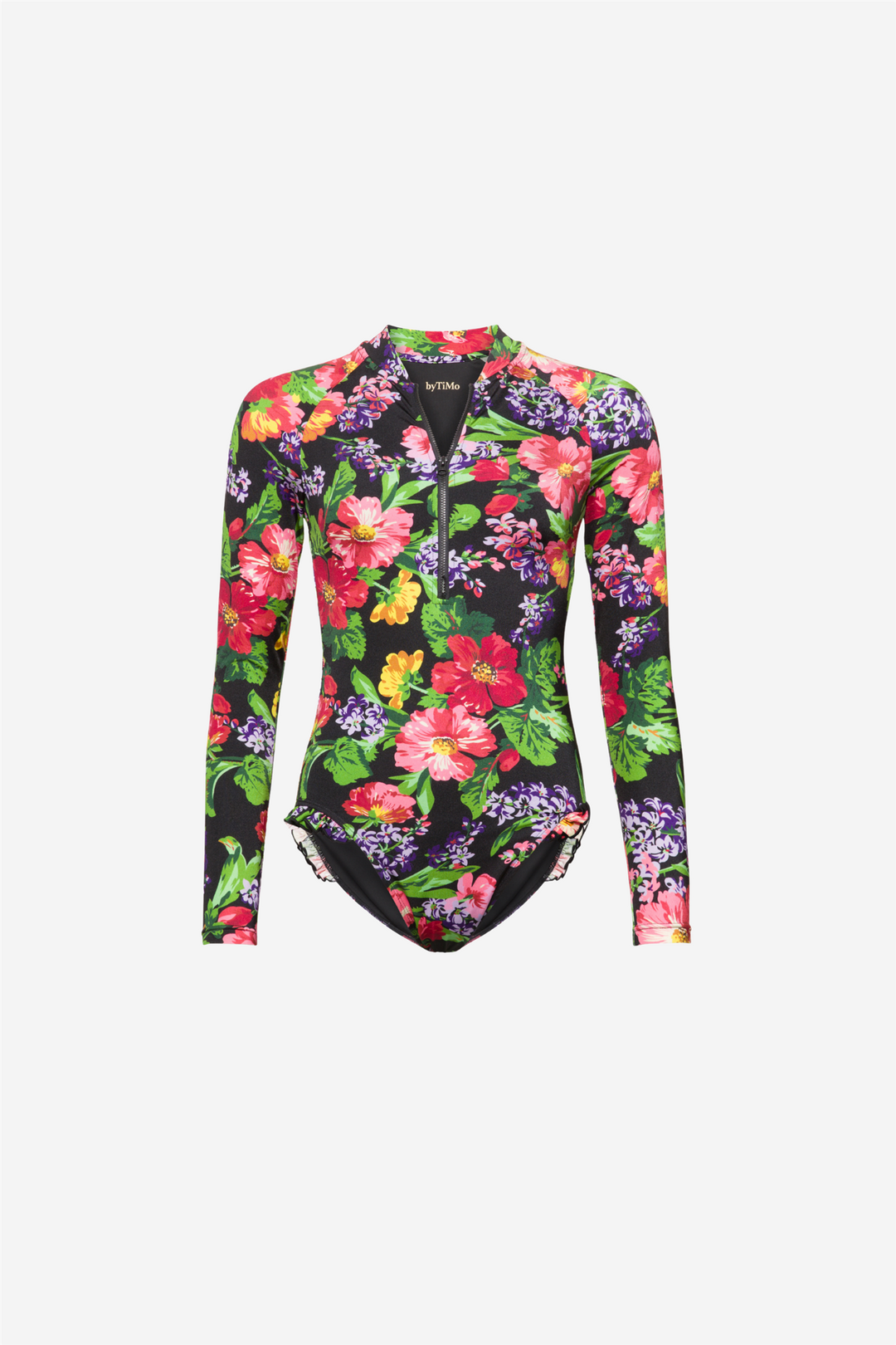 Long Sleeve Swimsuit Midnight Bloom