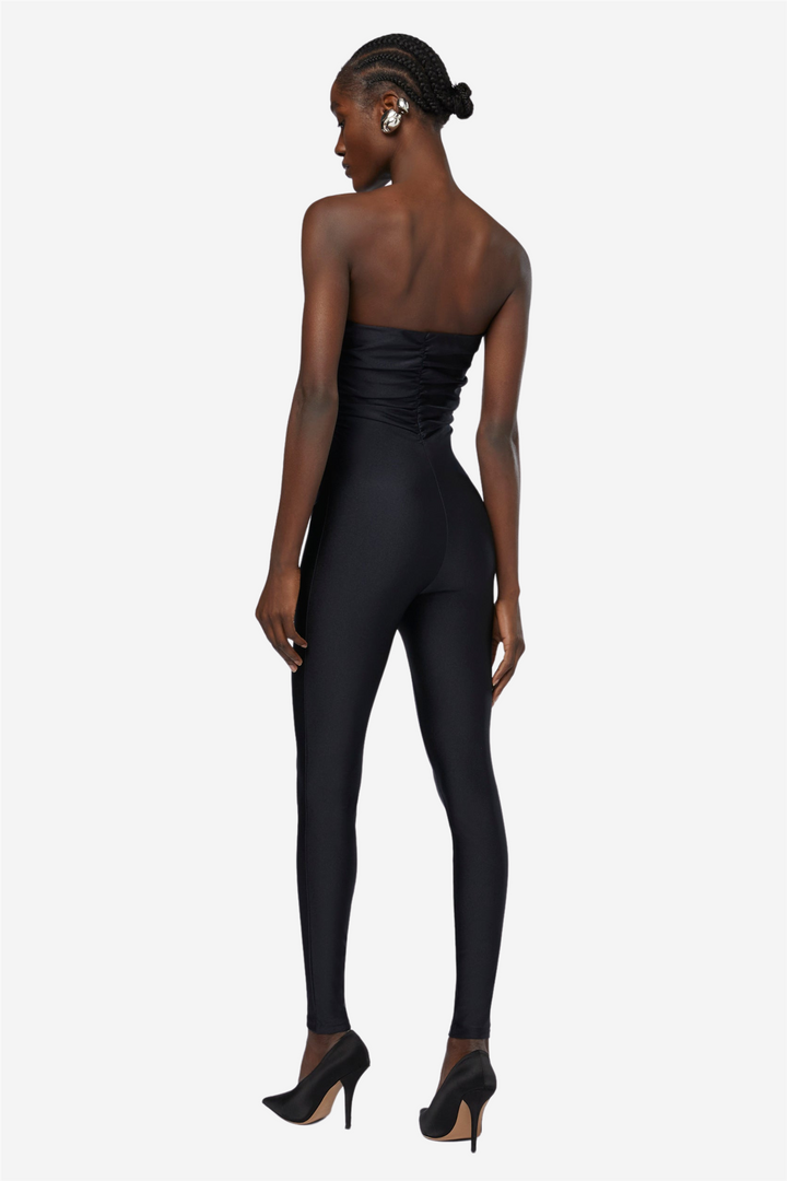 Vicky Strapless Jumpsuit Black