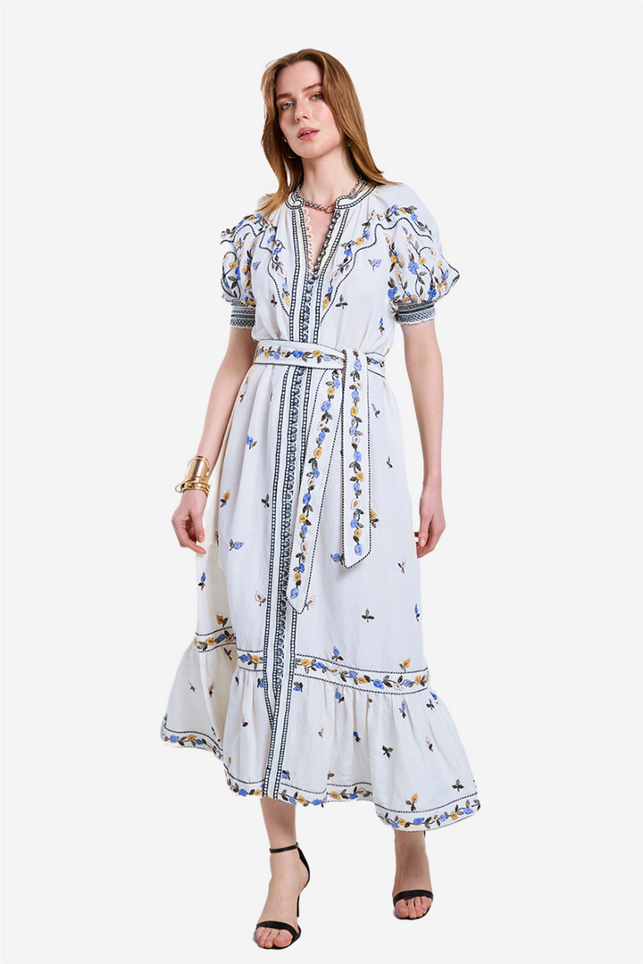 Fia Long Dress Vanilla