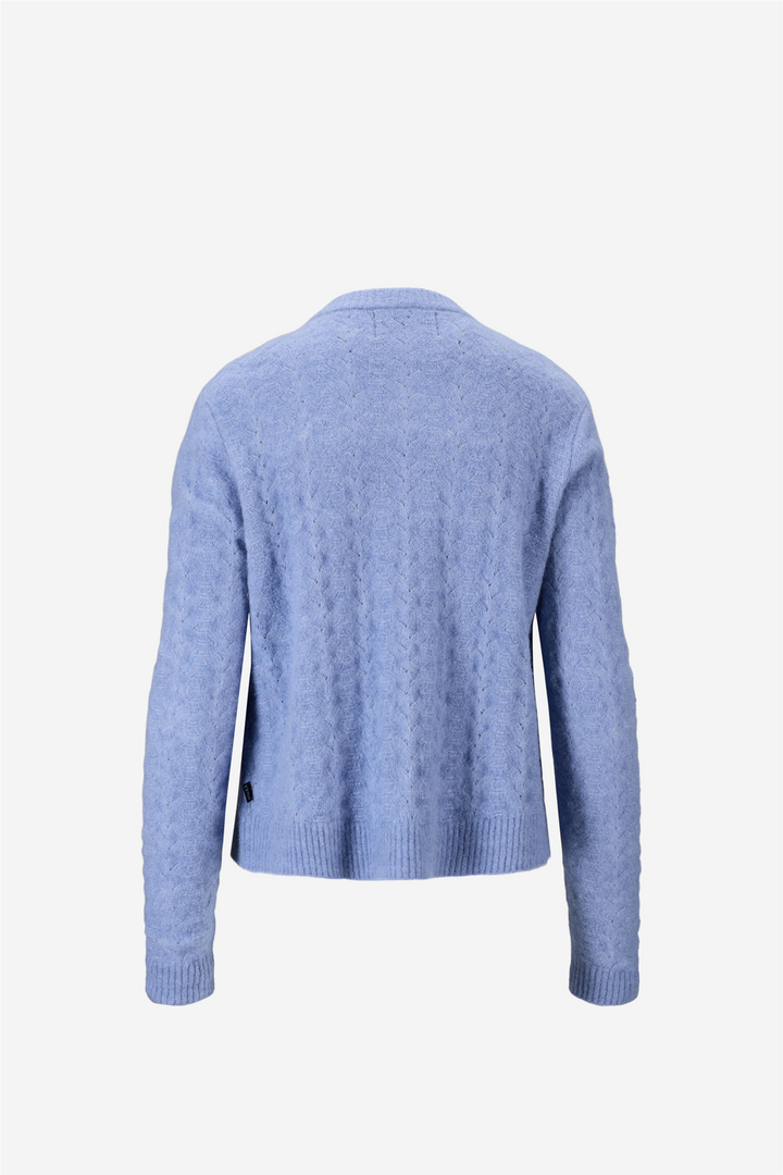 Eja wool cardigan lavender lustre
