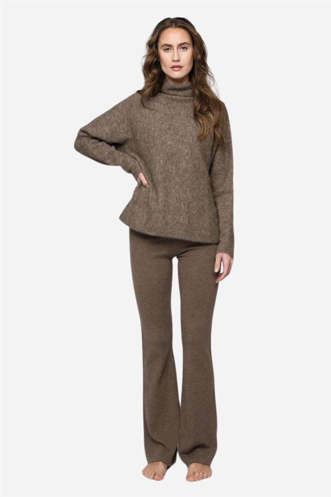 Luca Alpaca Sweater Walnut