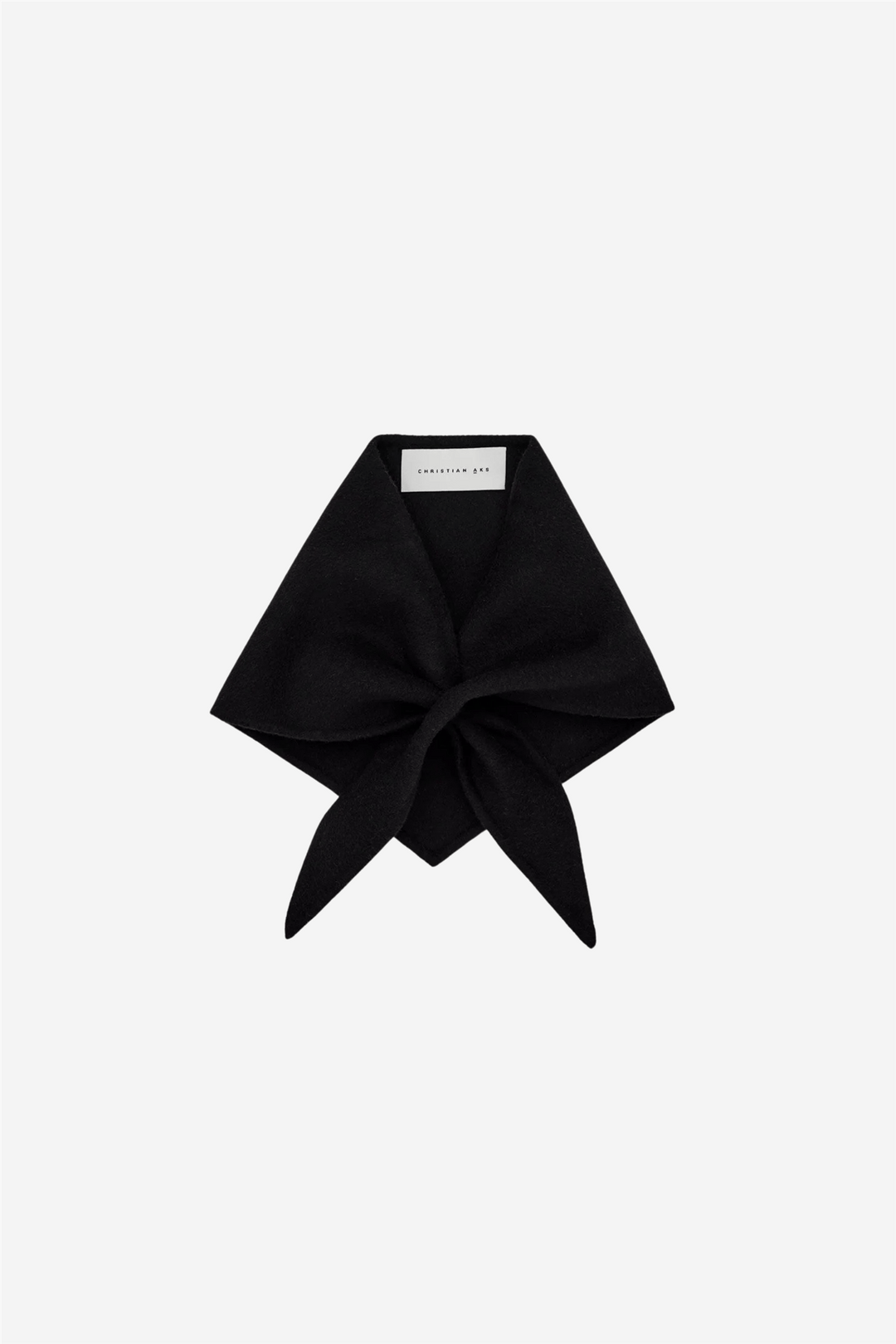 Christian Aks Tilbehør Noah Wool Scarf Black