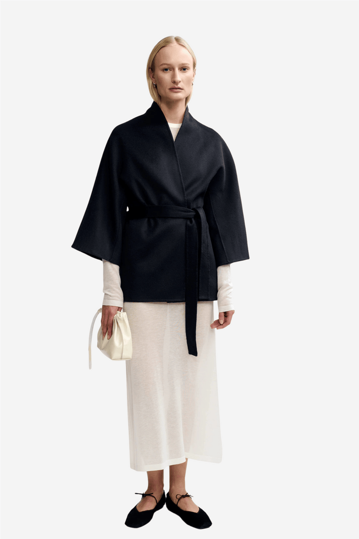 Christian Aks Yttertøy Akiko Wool Jacket Black