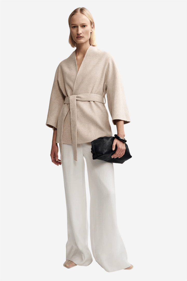 Christian Aks Yttertøy Akiko Wool Jacket Sand