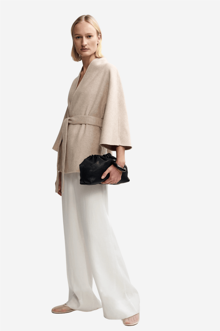 Christian Aks Yttertøy Akiko Wool Jacket Sand