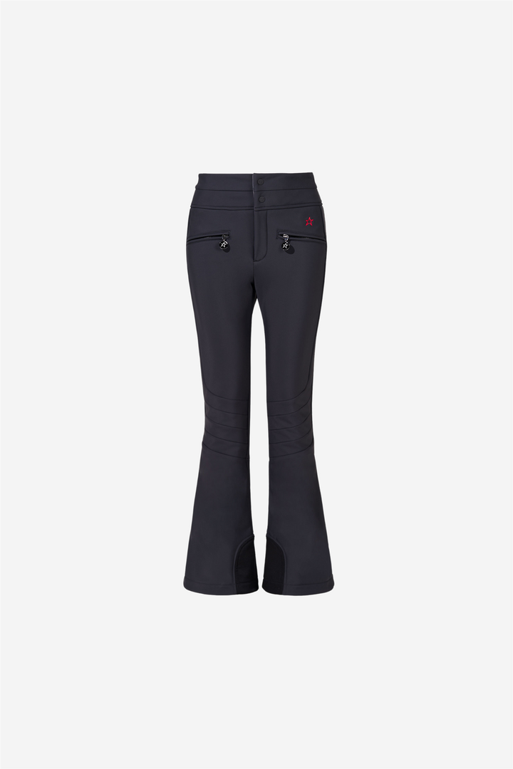 Aurora High Waist Flare Jet Black