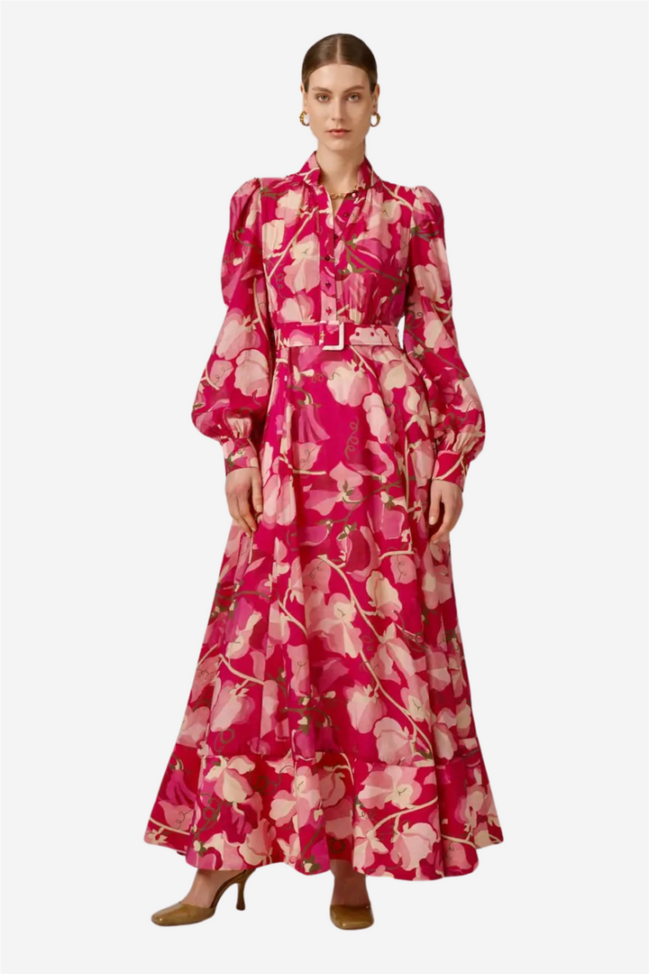 Viscose Belt Dress Amour