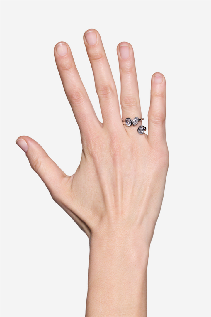 You & Me Baby Ring Gold