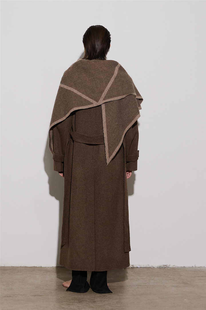 Triangle Scarf Tobacco/Cacao