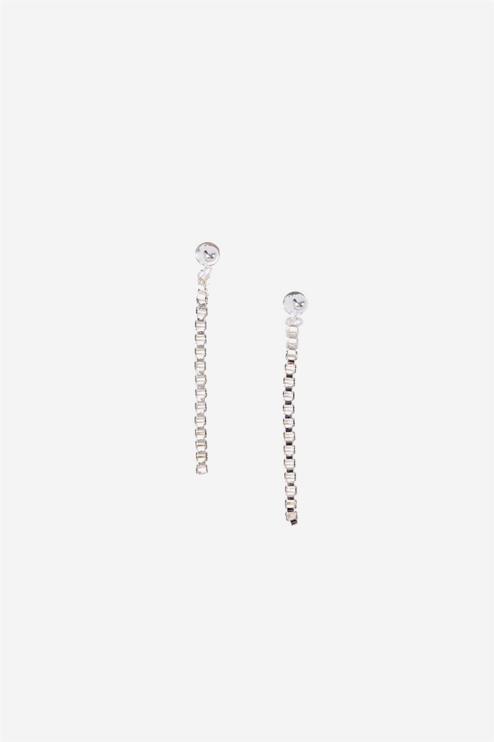 Chain Earrings Silver