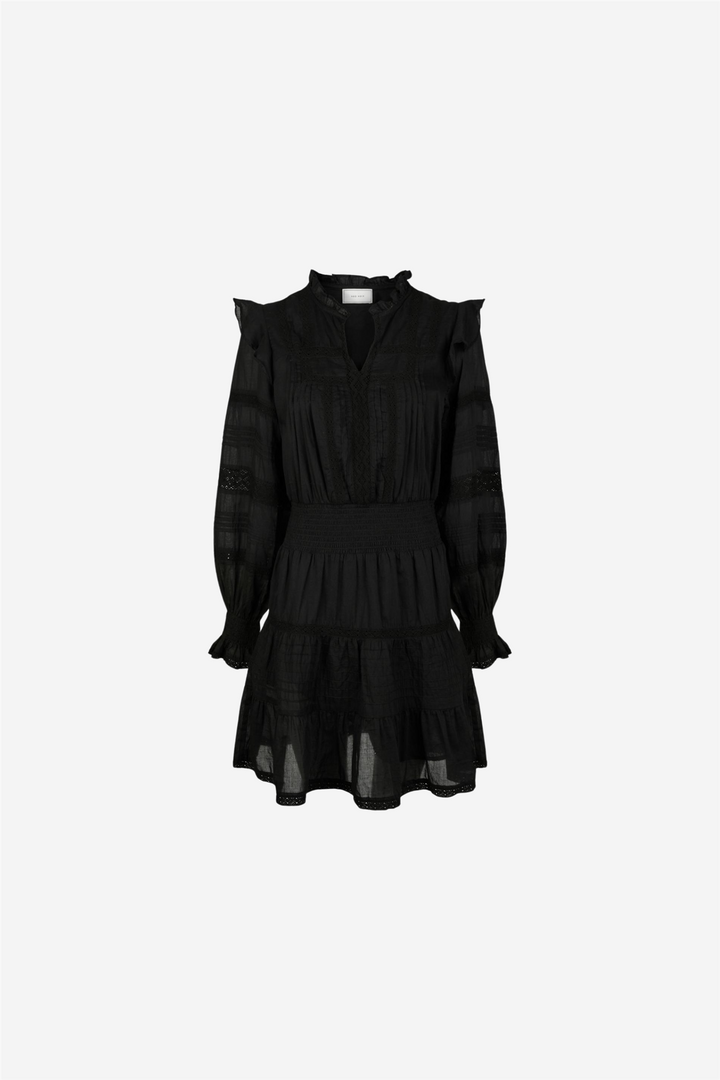 Aran s voile dress black