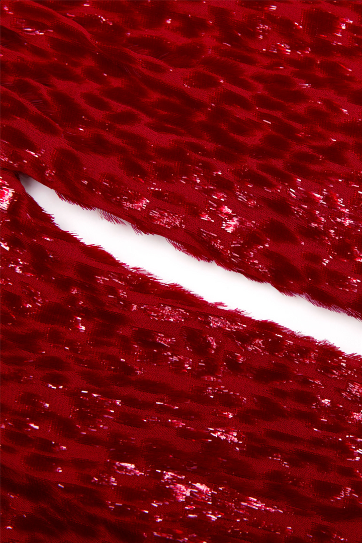 Red Fil Coupe Cut Out Top