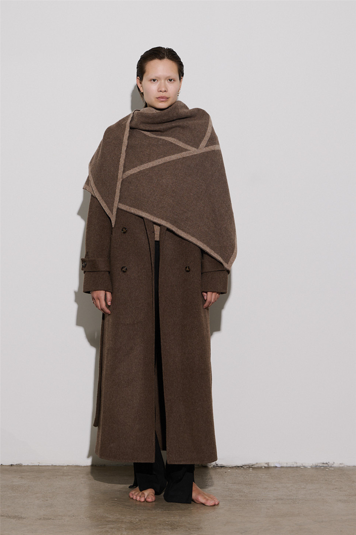 Triangle Scarf Tobacco/Cacao