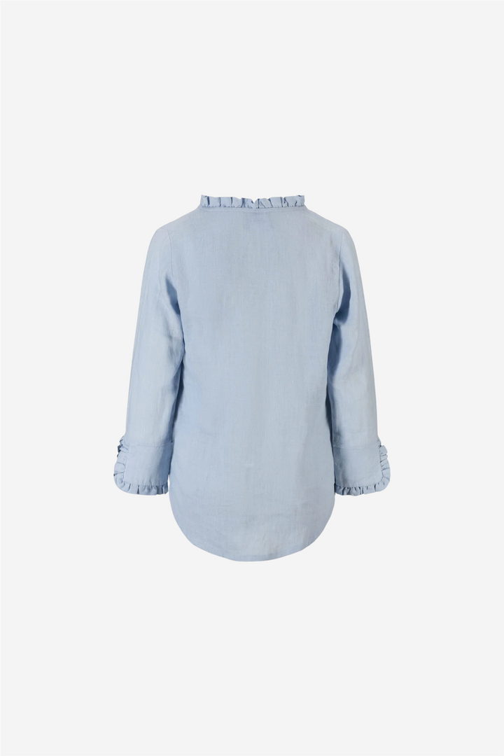 Clarion Linen Shirt Kentucky Blue