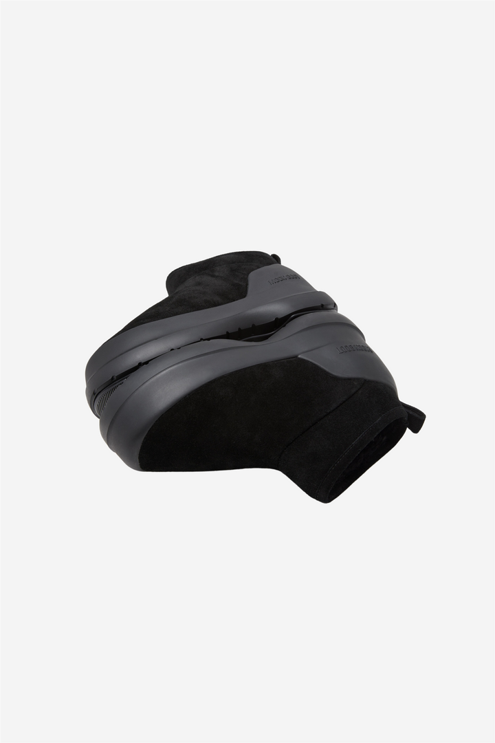 Luna Low Suede Boot Black