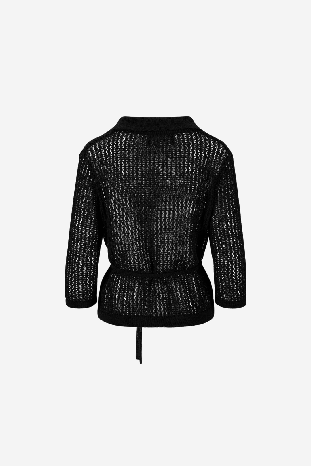 ella&il Bluser & Skjorter Lima Crochet Shirt Black
