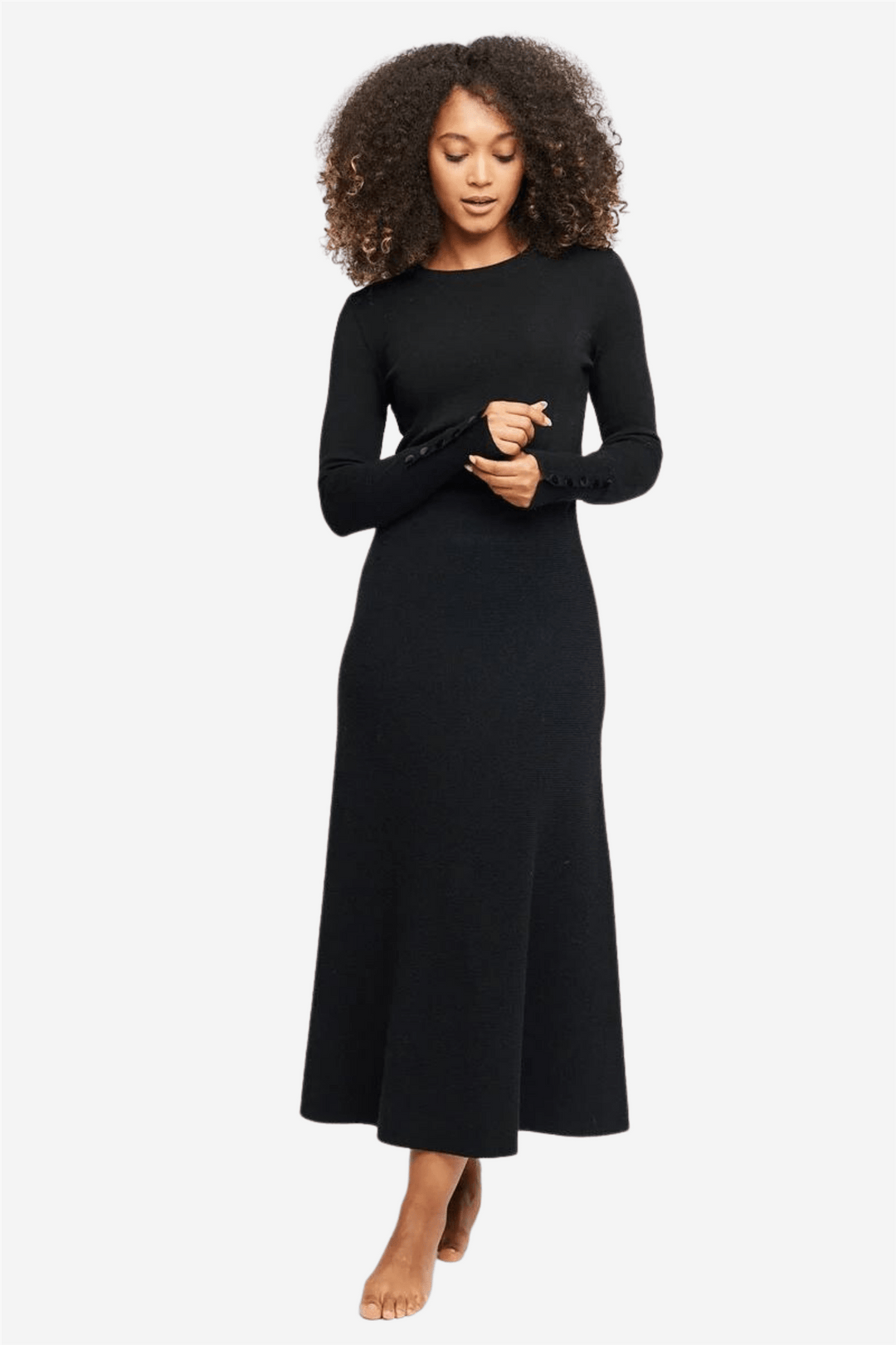 Ella & il Genser & Cardigan Edith Merino Sweater Black