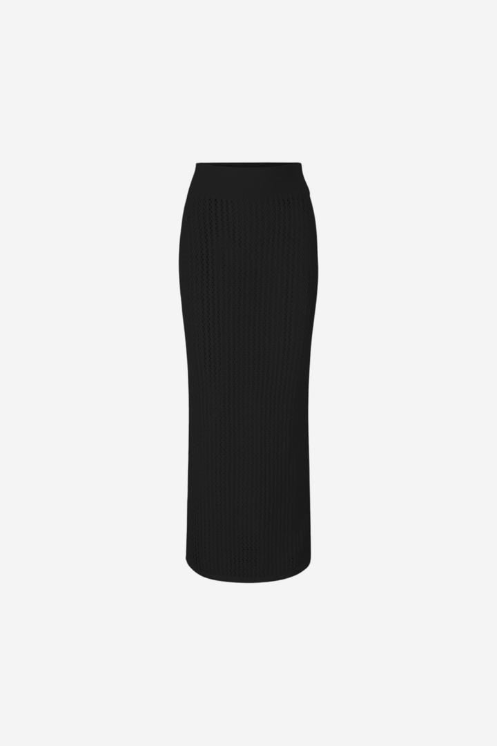 ella&il Skjørt Sky Crochet Skirt Black