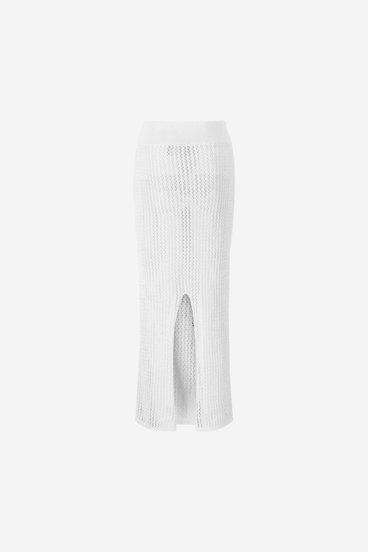 ella&il Skjørt Sky Crochet Skirt White