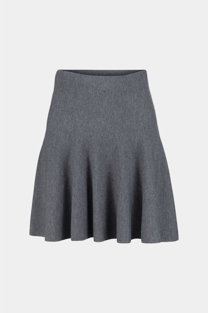 Ella & il Skjørt Triny Merino Skirt Grey Melange