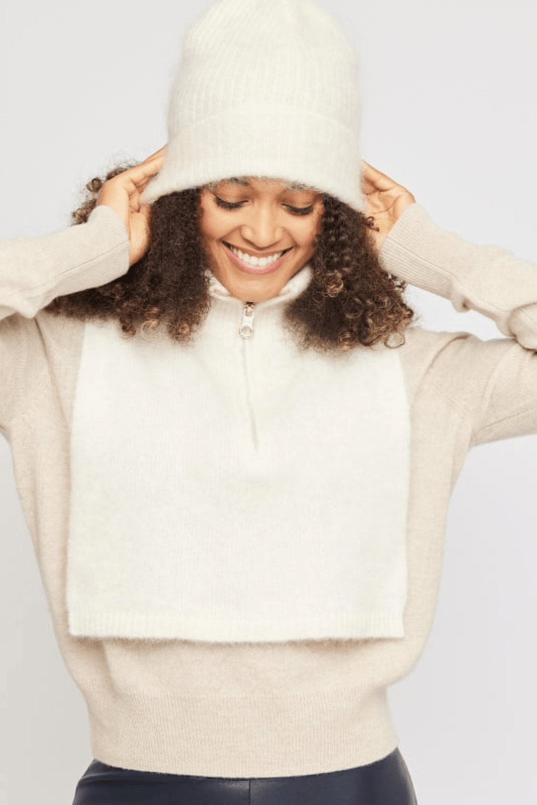 Ella & il Tilbehør Silje Chunky Hat White