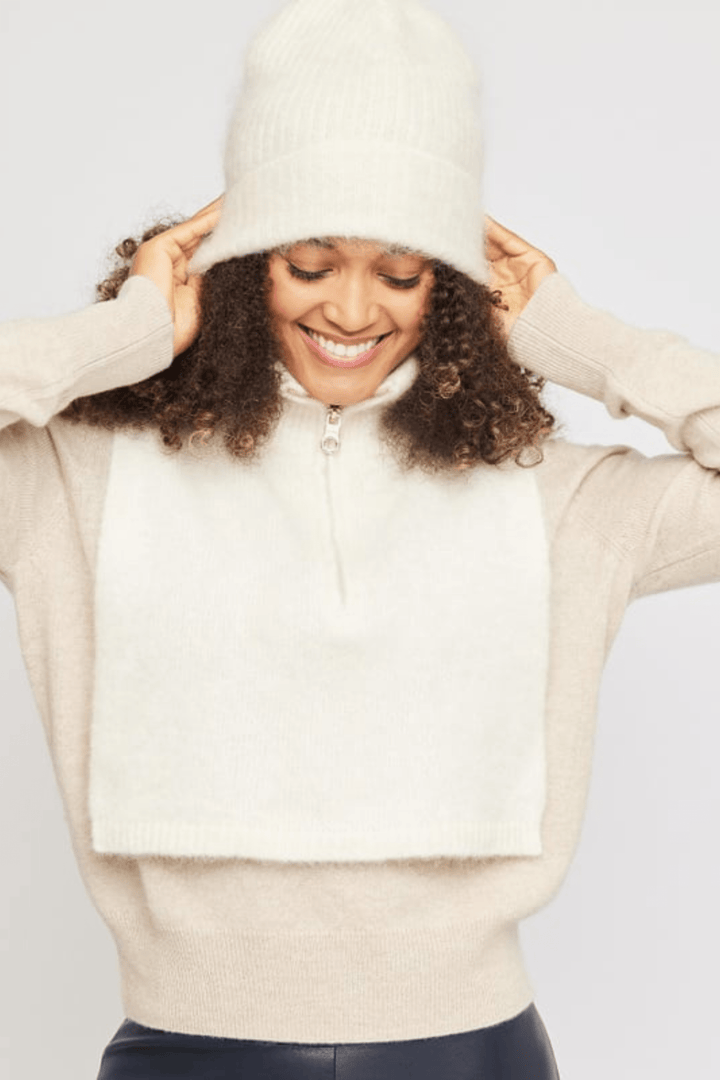 Ella & il Tilbehør Silje Chunky Hat White