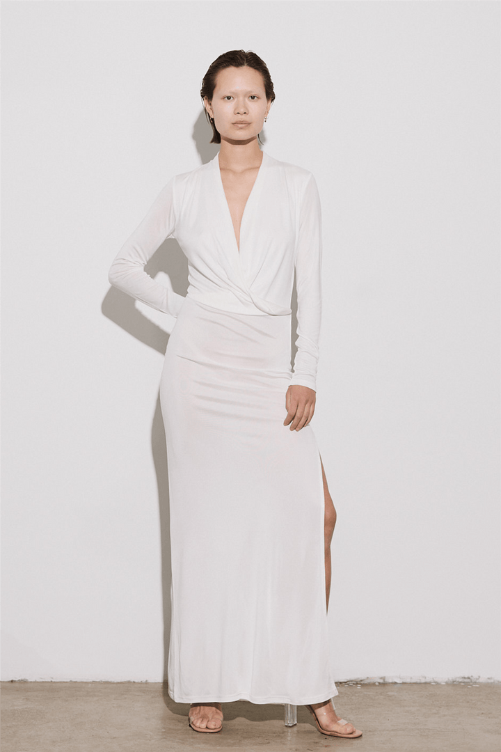 Envelope 1976 Kjoler & jumpsuits Opening Dress White