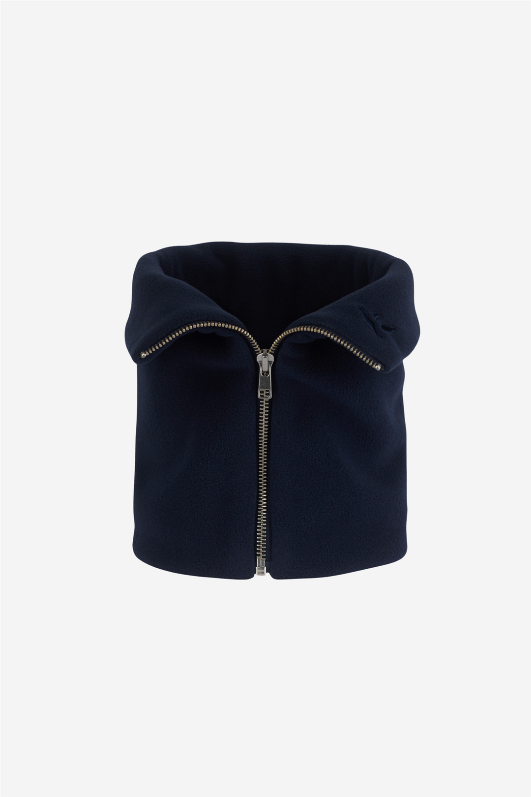 Fullzip Neckband Navy Silver Zip