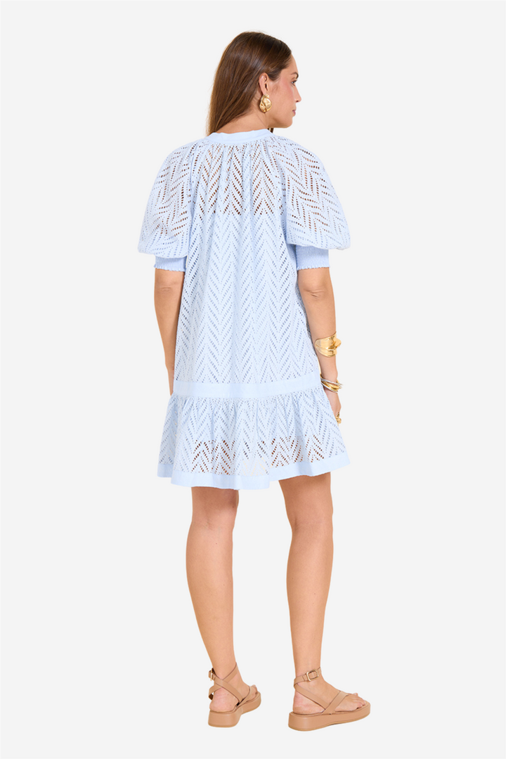Solis Mini Dress Light Blue