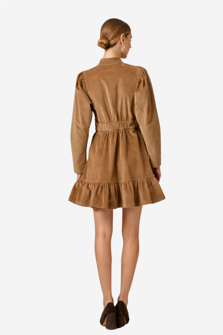 Corduroy Mini Dress Olive