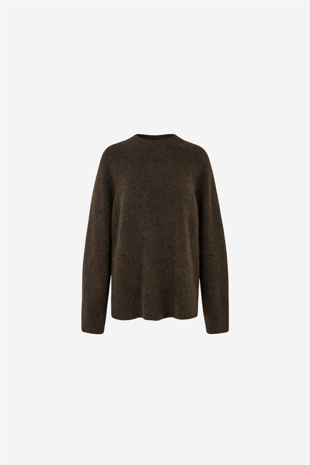 Brookline Knit Raglan O-Neck Mulch