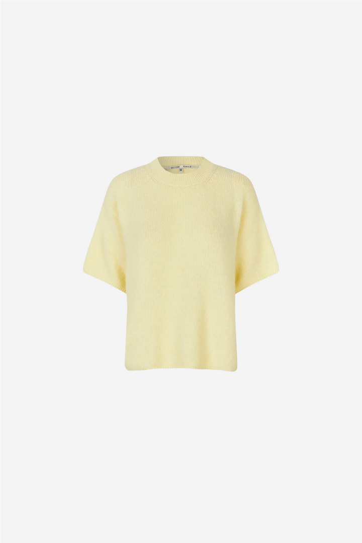Wanda Knit O-Neck Anise Flower