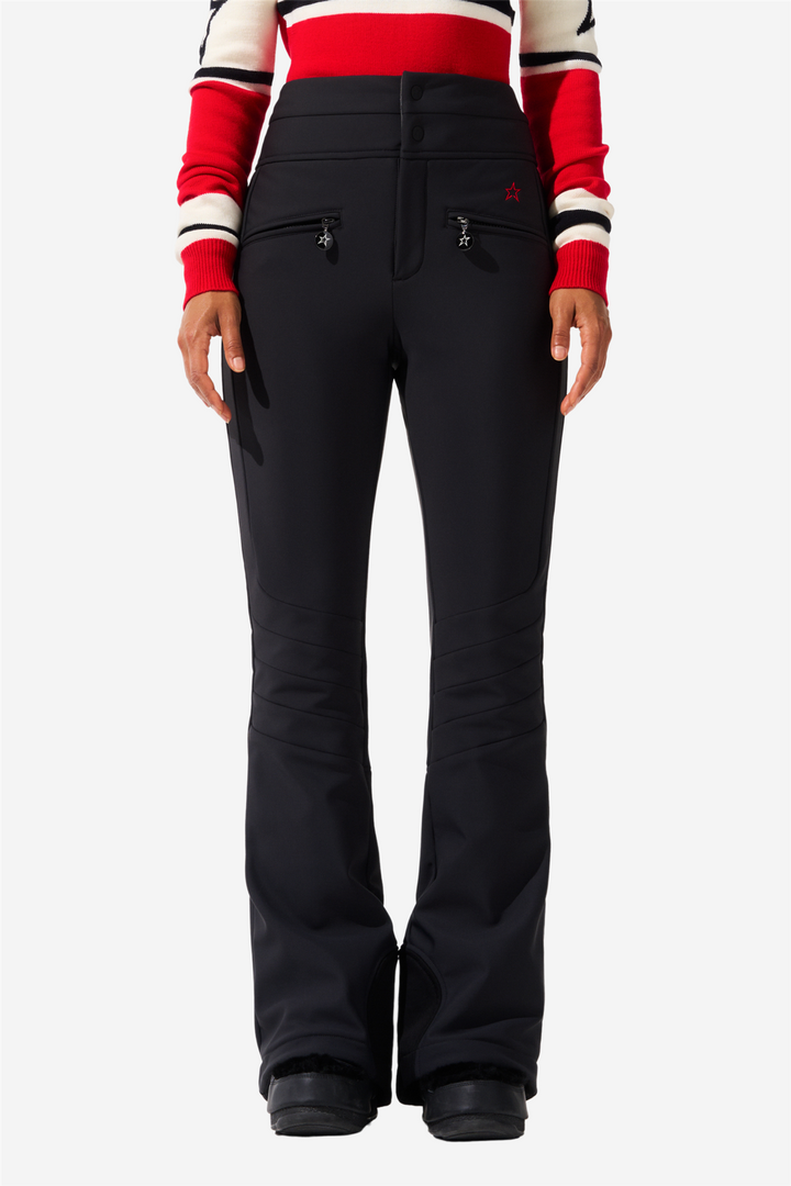 Aurora High Waist Flare Jet Black