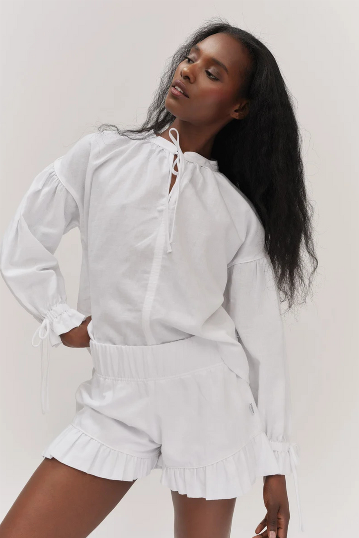 Birge Linen Shirt White