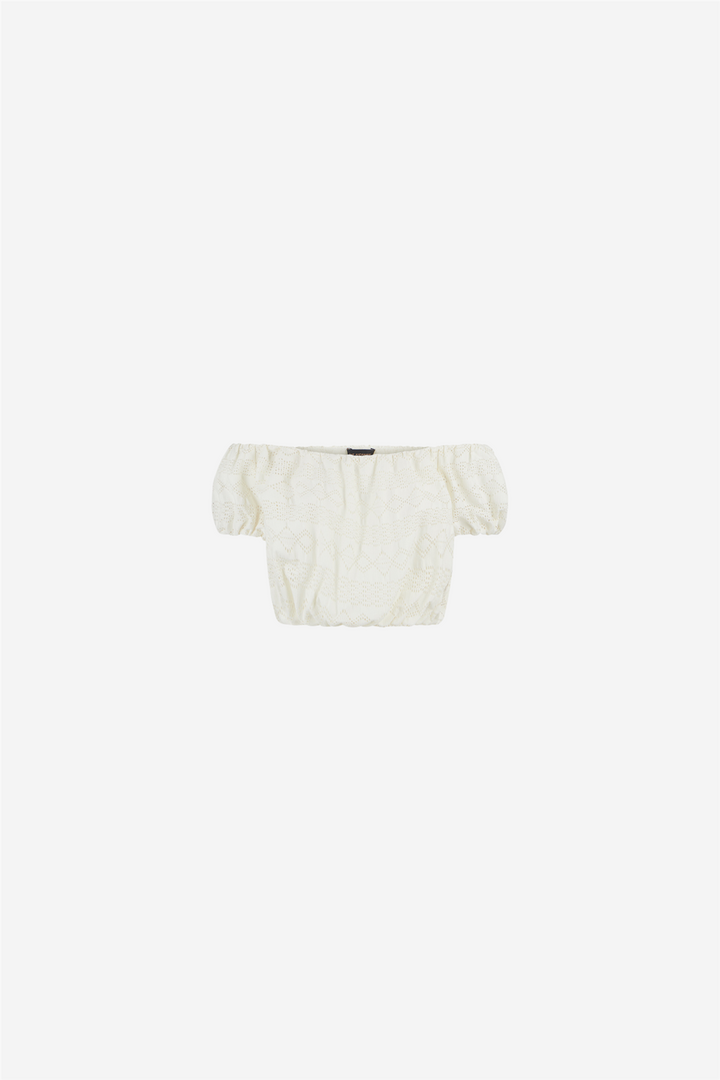 Whitely Baloon Top White