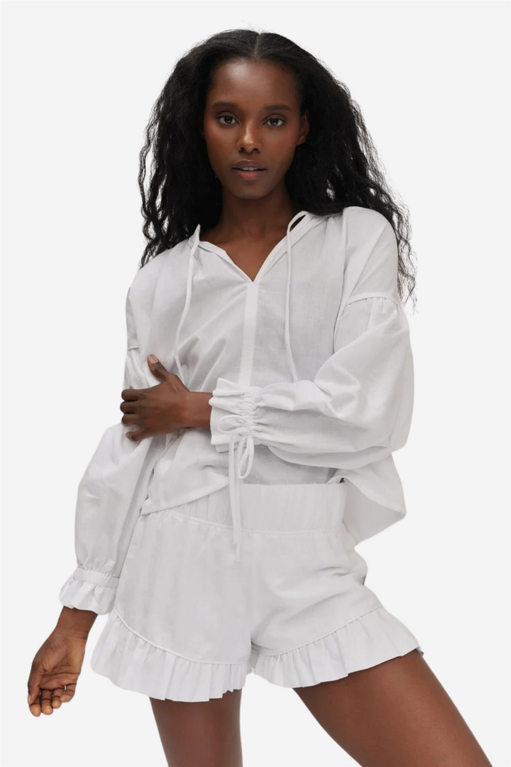Birge Linen Shirt White