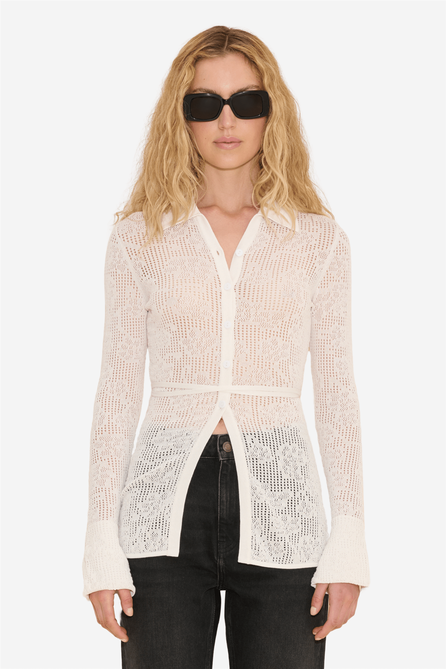 【新品未使用】Lace Knit Shirts Lace Knit Shirts 【公式通販】