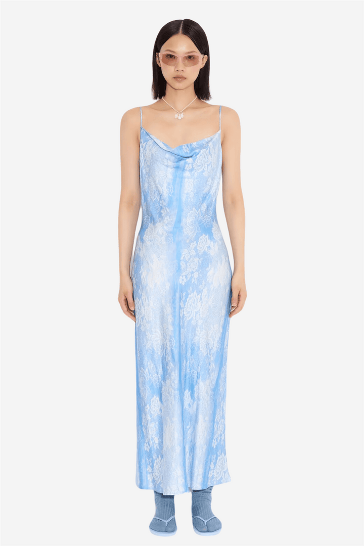 Holzweiler Kjoler & jumpsuits Eila Print Dress Blue Mix