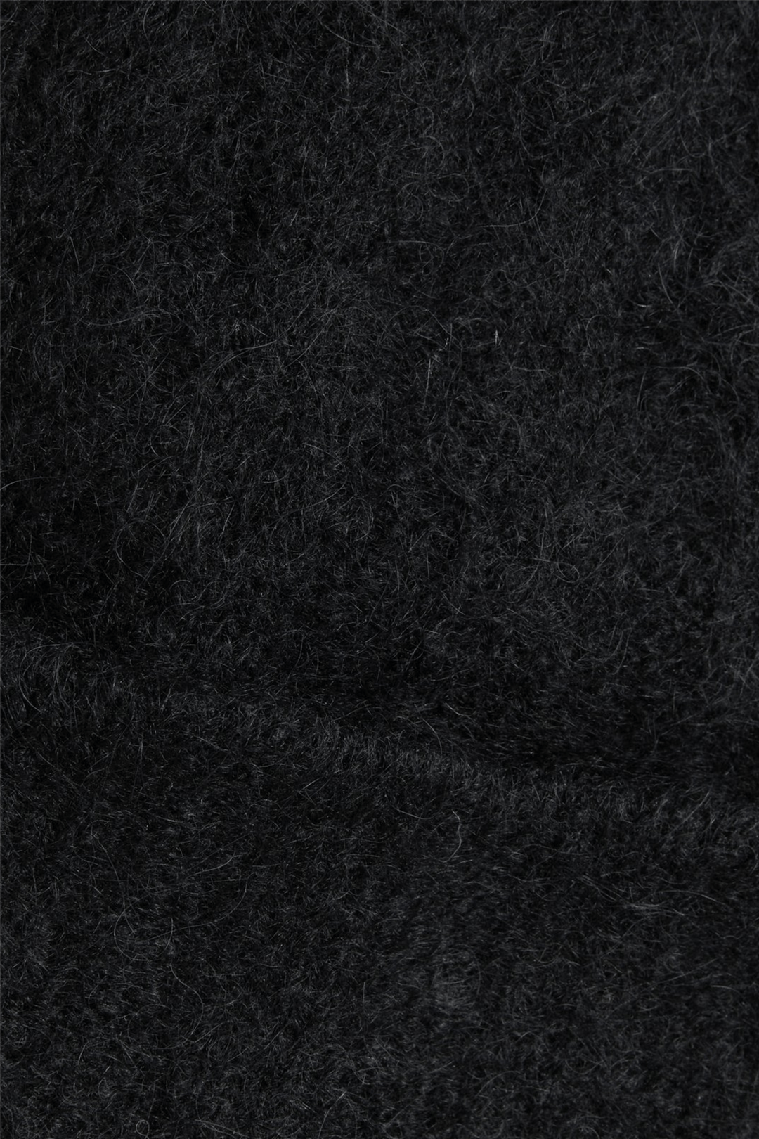 Holzweiler Tilbehør Erica Fluffy Beanie Black