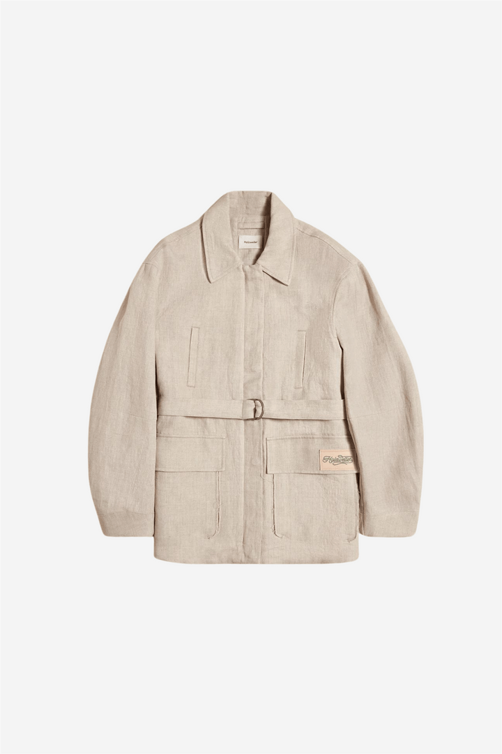 Holzweiler Yttertøy Gorti Linen Jacket Sand