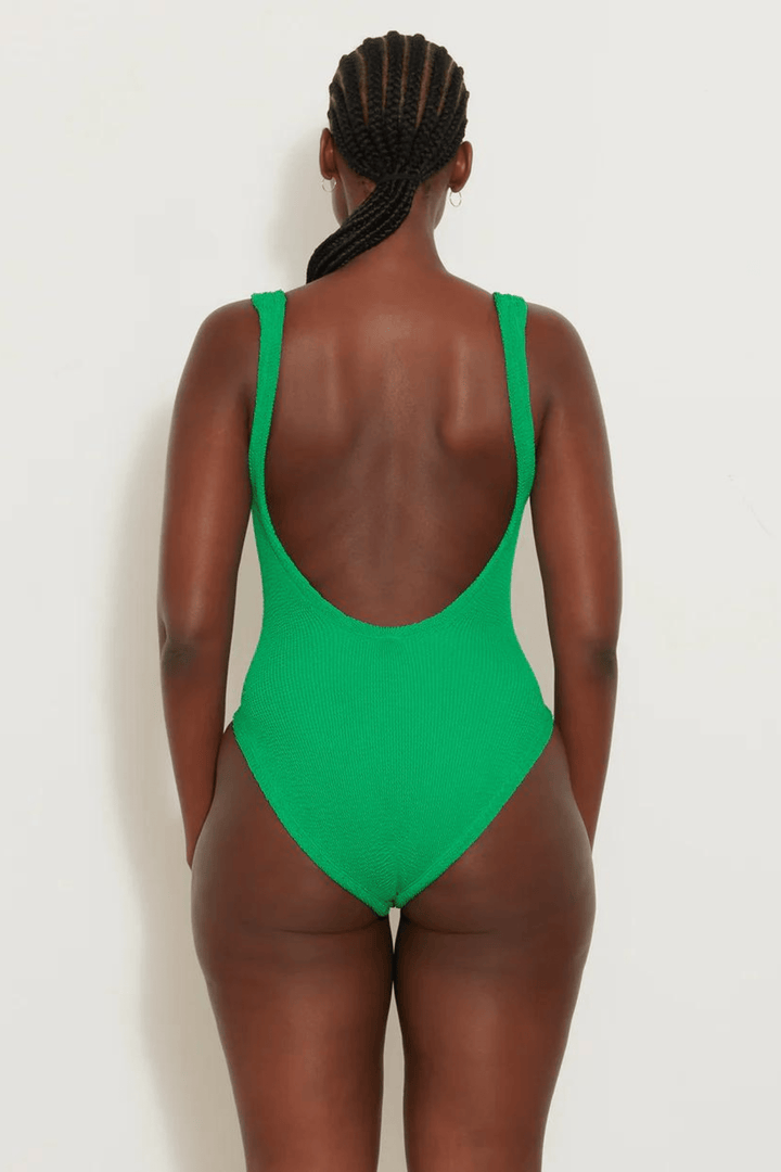 Hunza G Badetøy Square Neck Swim Emerald