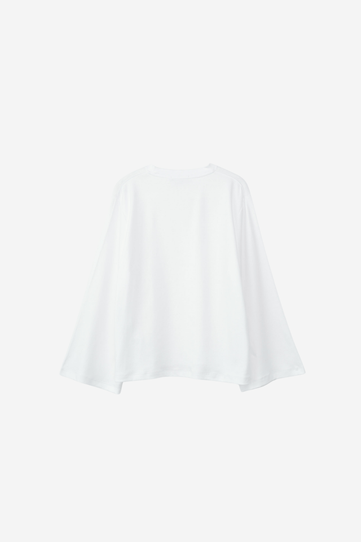 Julie Josephine Genser & Cardigan Amanda Longsleeve White