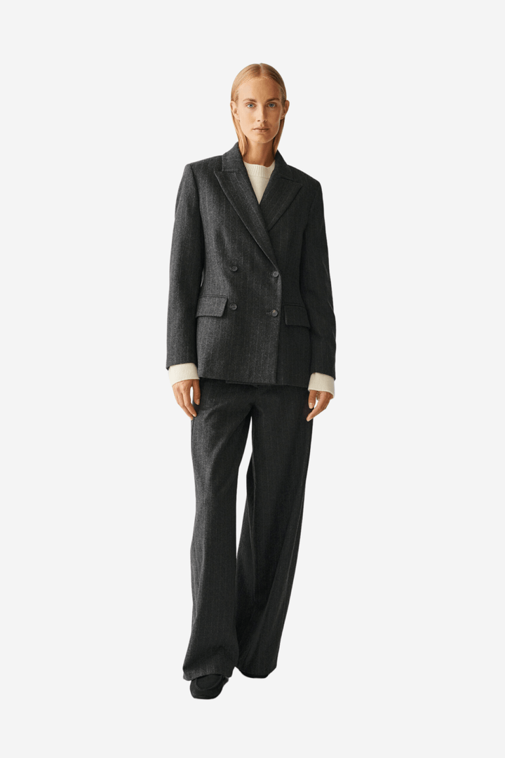 Julie Josephine Yttertøy Sienna Blazer Grey Stripe