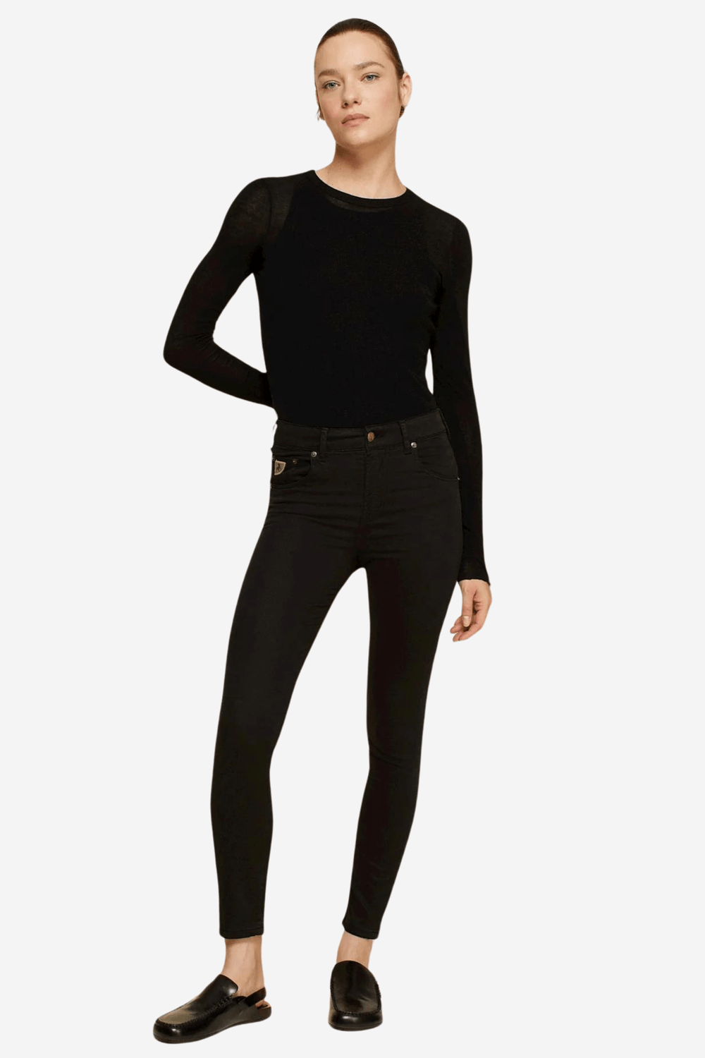 Lois Bukser & jeans Celia Lea Soft Black